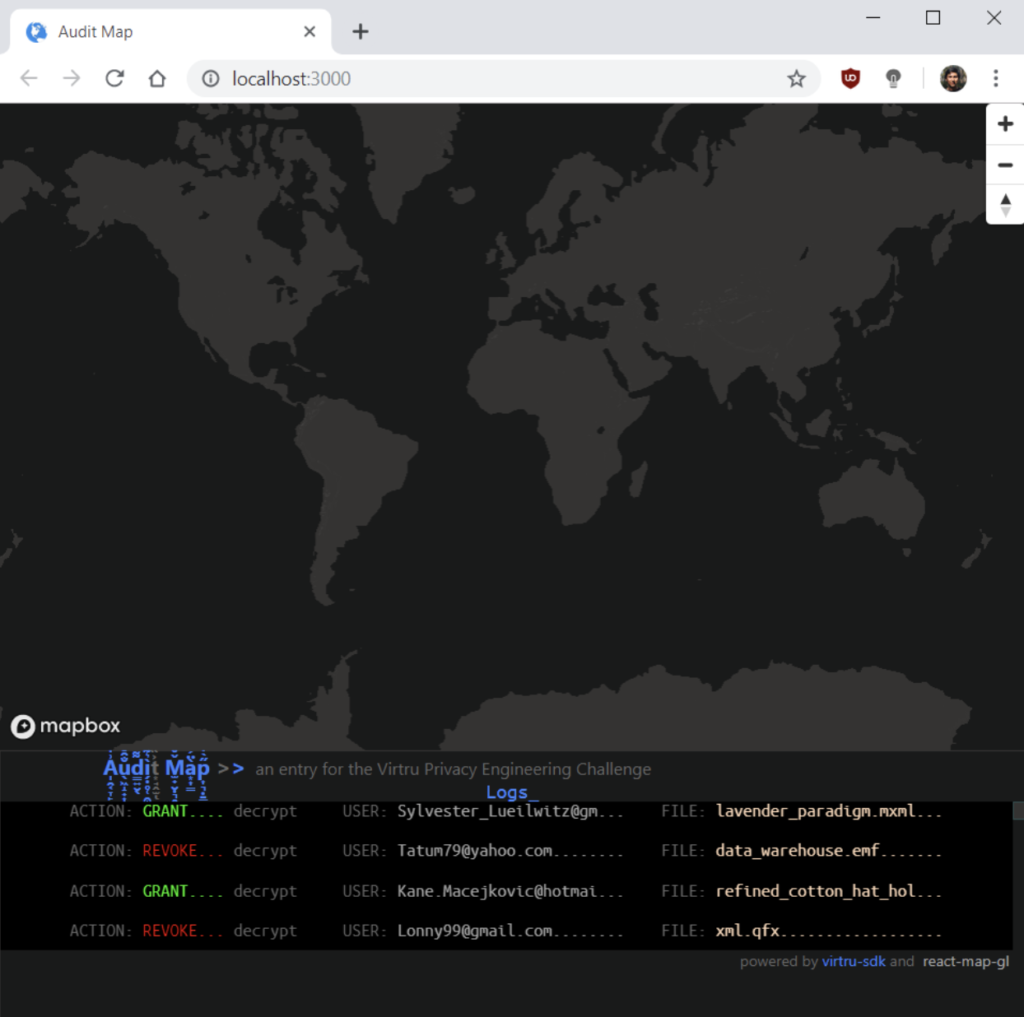 Audit map demo