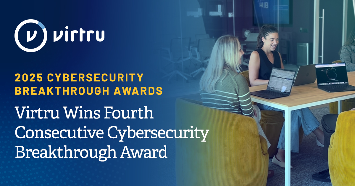 Virtru Wins Fourth Consecutive Cybersecurity Breakthrough Award