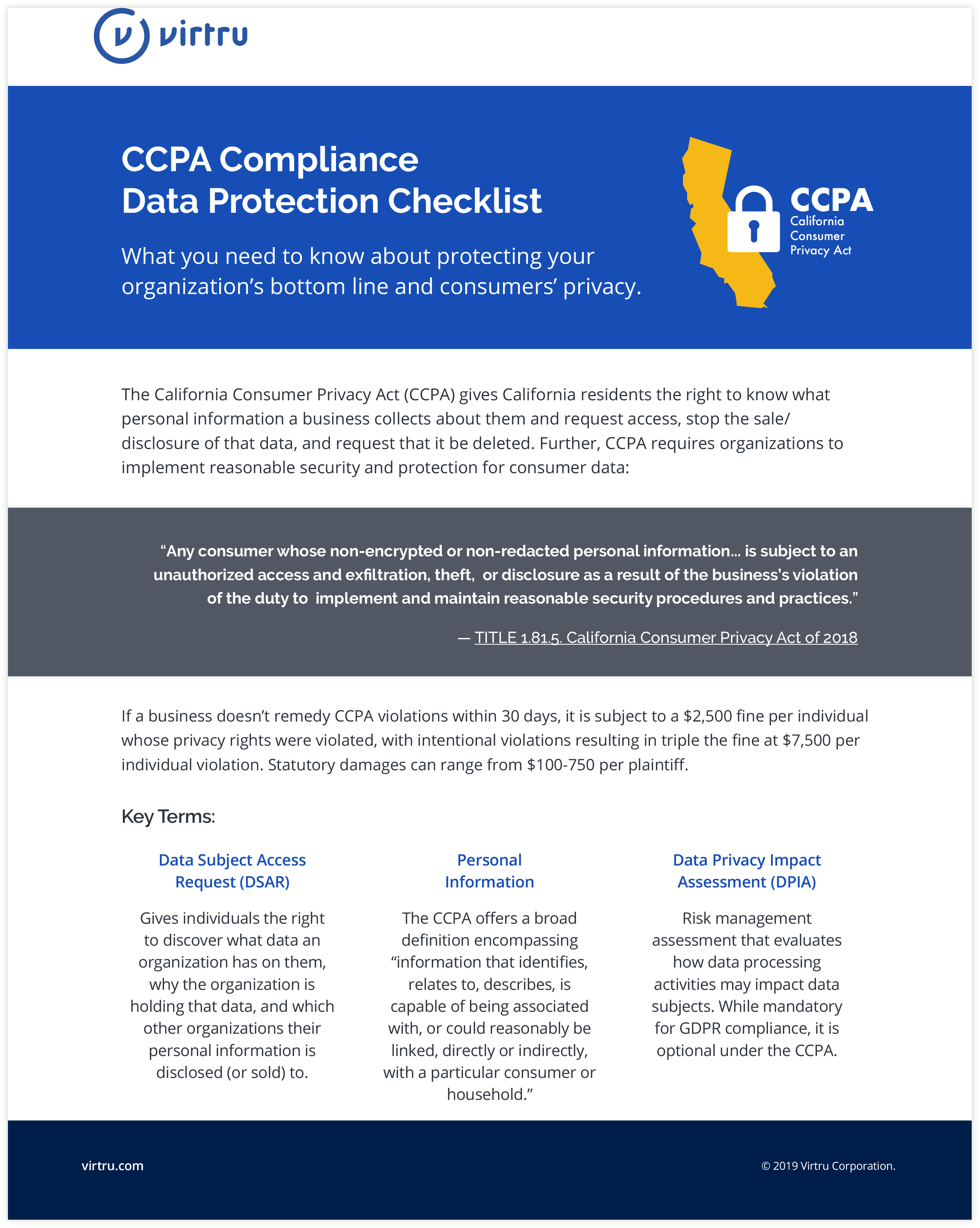 CCPA Checklist