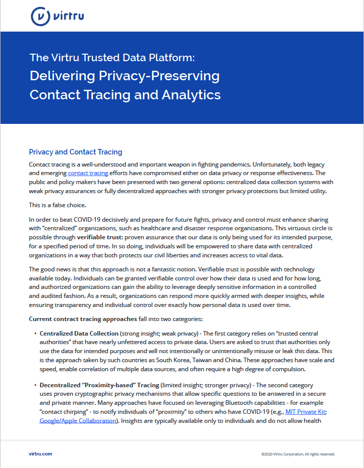 Privacy-Preserving Contract Tracing Thumbnail|Open Approach for Trusted Contact Tracing Cover||||