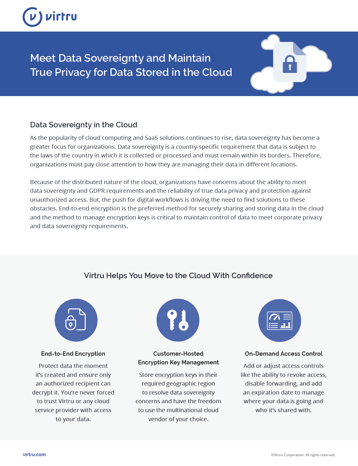 Data Sovereignty in the Cloud screenshot