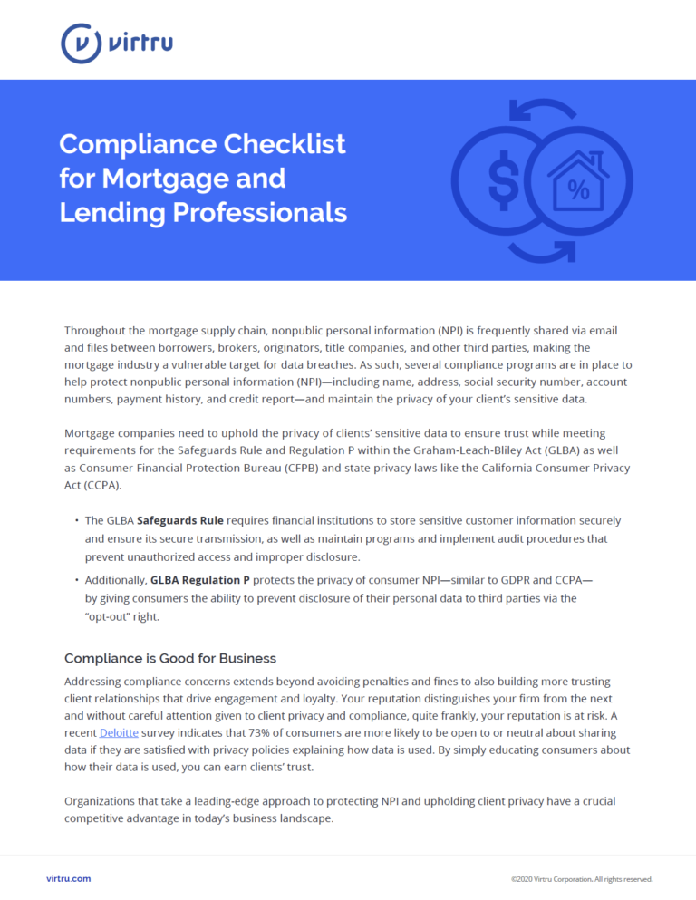 Mortgage-Compliance-Checklist
