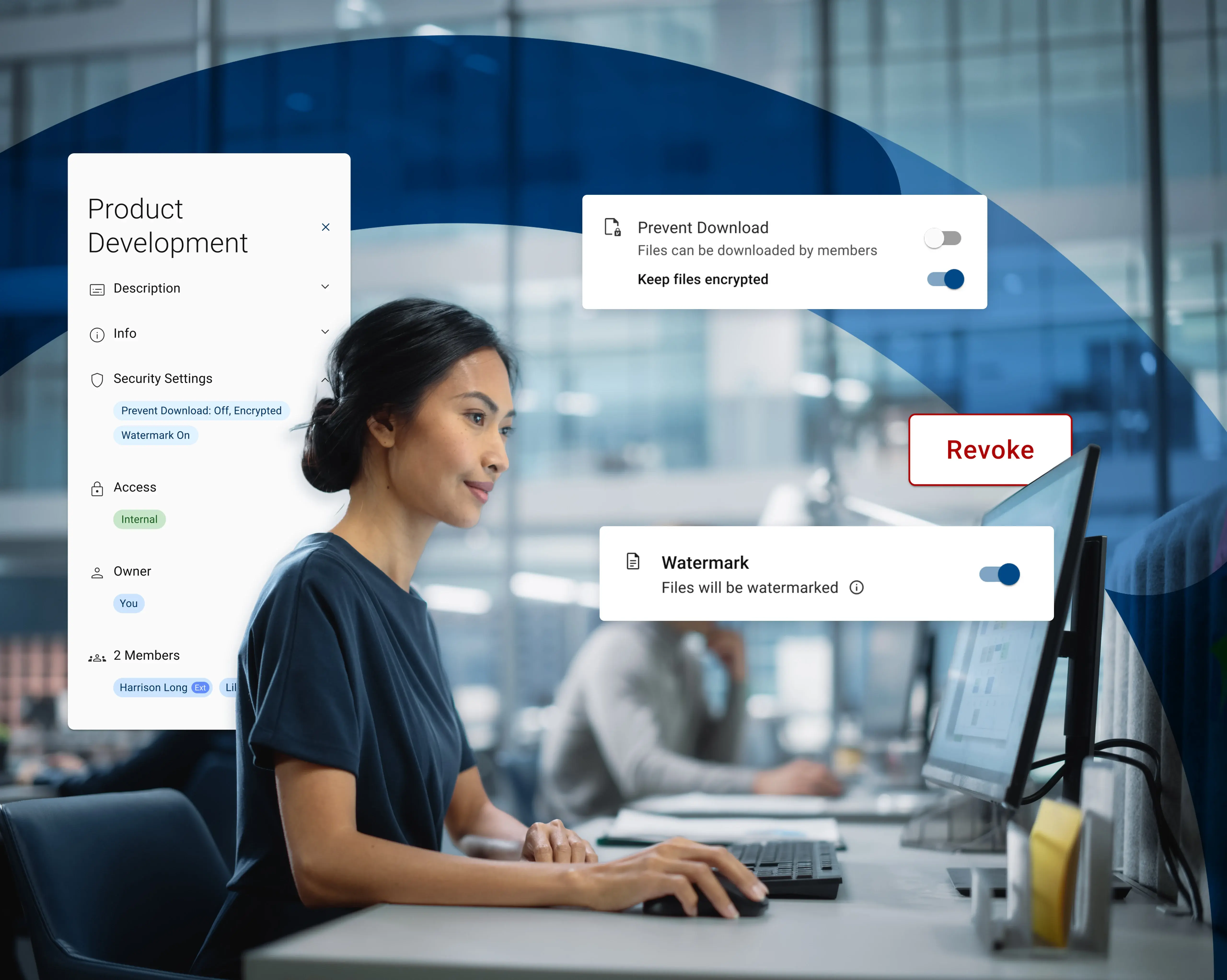 Virtru Data Harbor UI