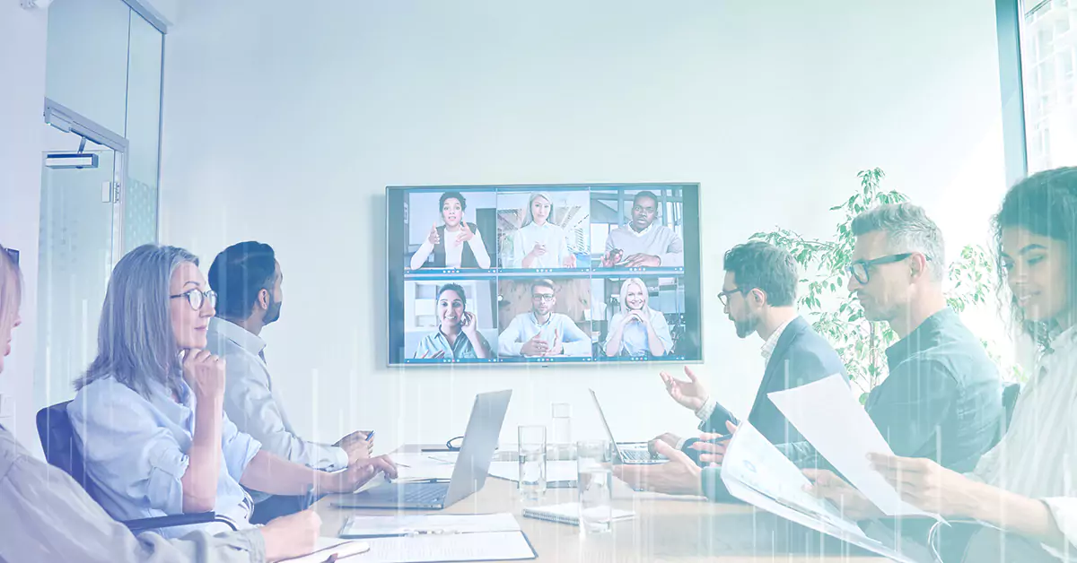 People meeting in a conference room