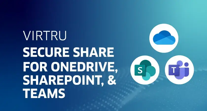 Secure Share for Microsoft OneDrive, SharePoint, and Teams